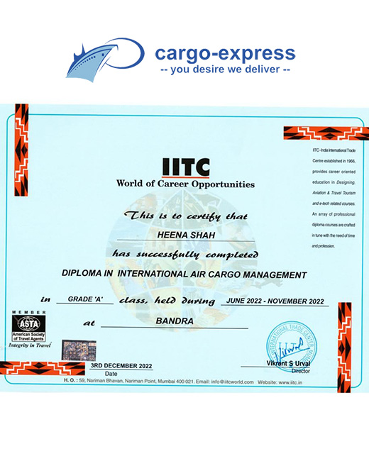 Certificates